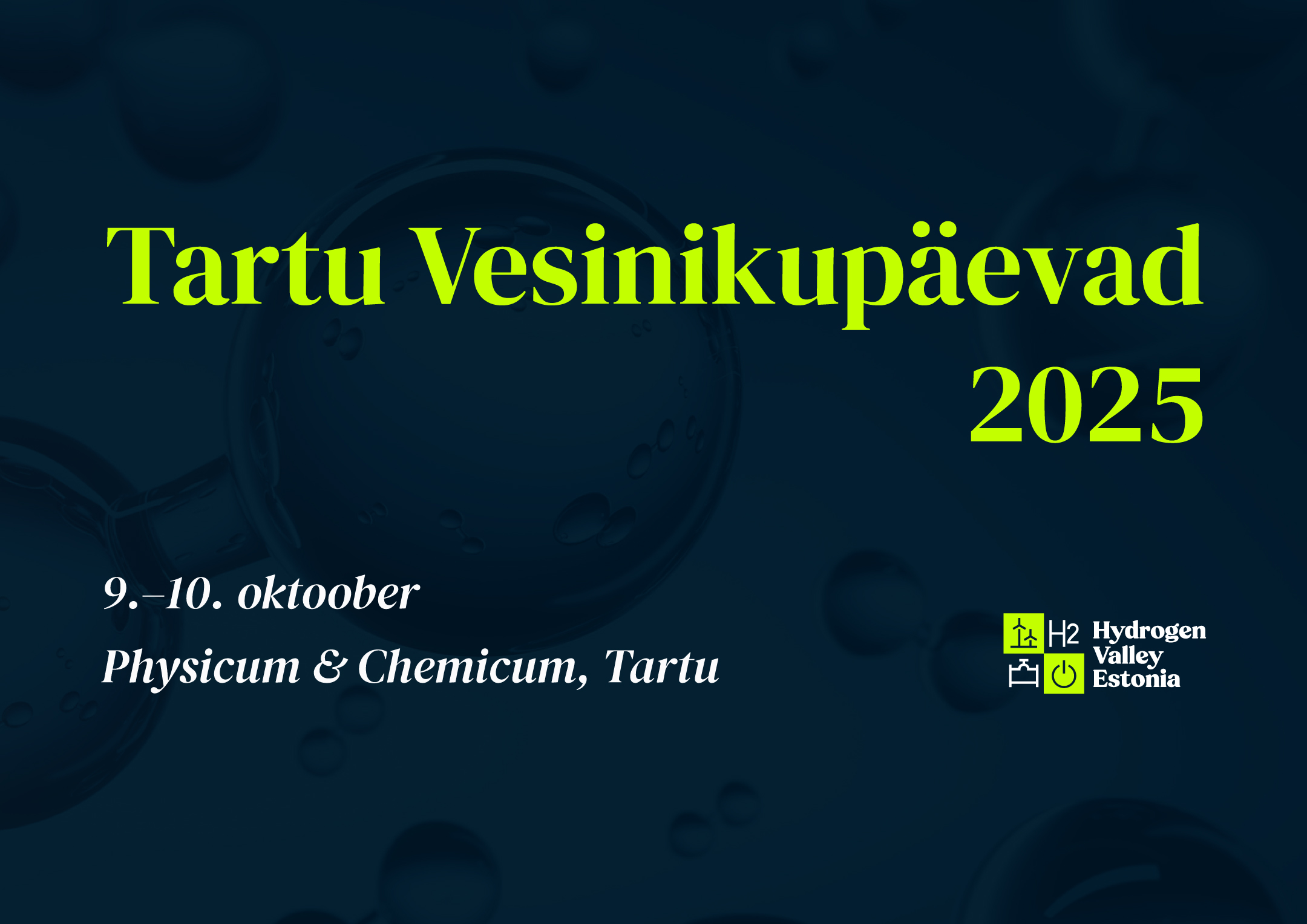 Vesinikupäevad 2025  keskenduvad julgeolekule ja energiakindlusele