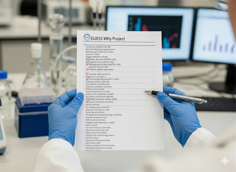 GUESS WHy – Increasing the number of available Safe and Sustainable by Design (SSbD) guidelines of FCH systems across the hydrogen value chain.