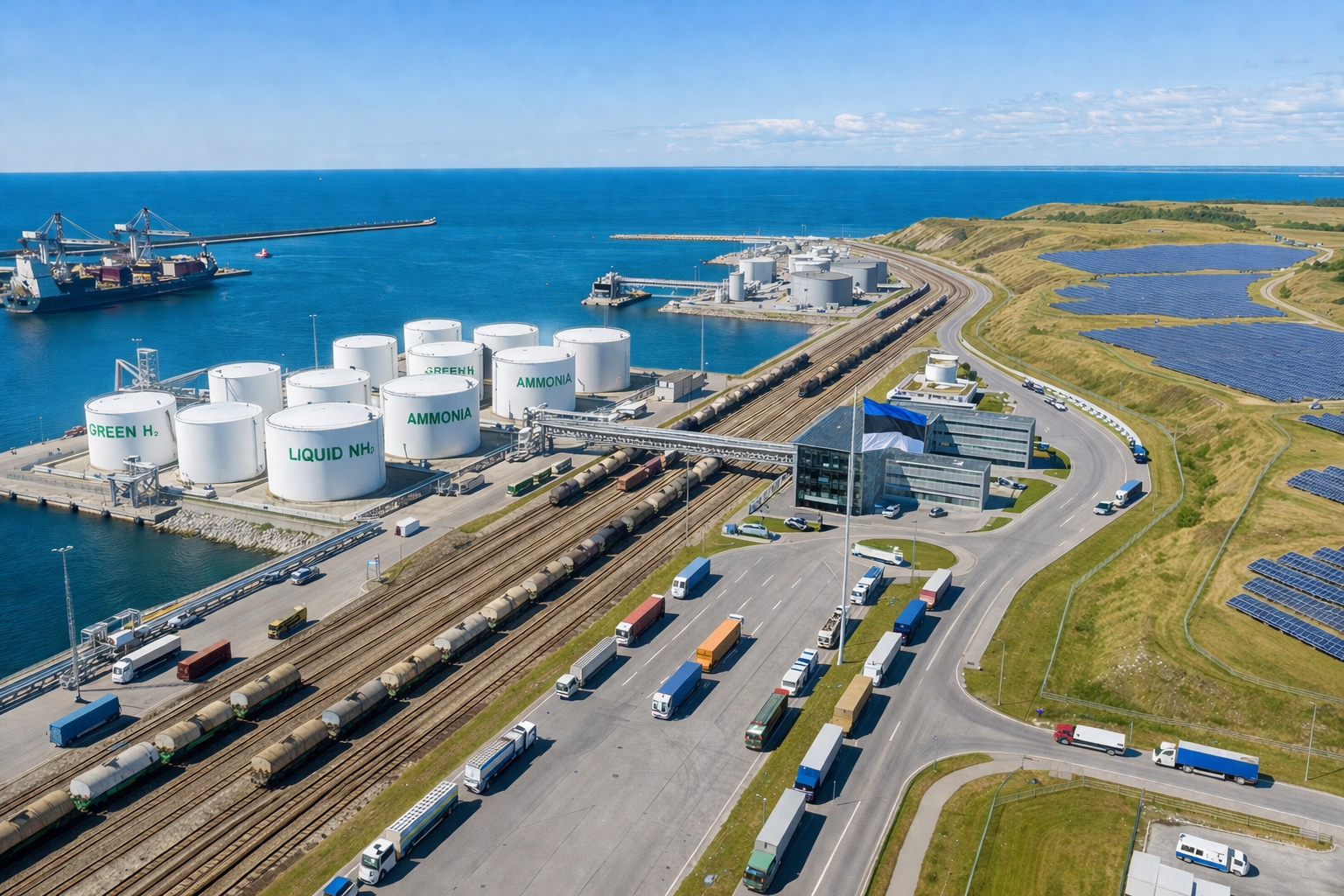 SILLAH2 – Green Hydrogen and Ammonia Industrial Park in Sillamäe