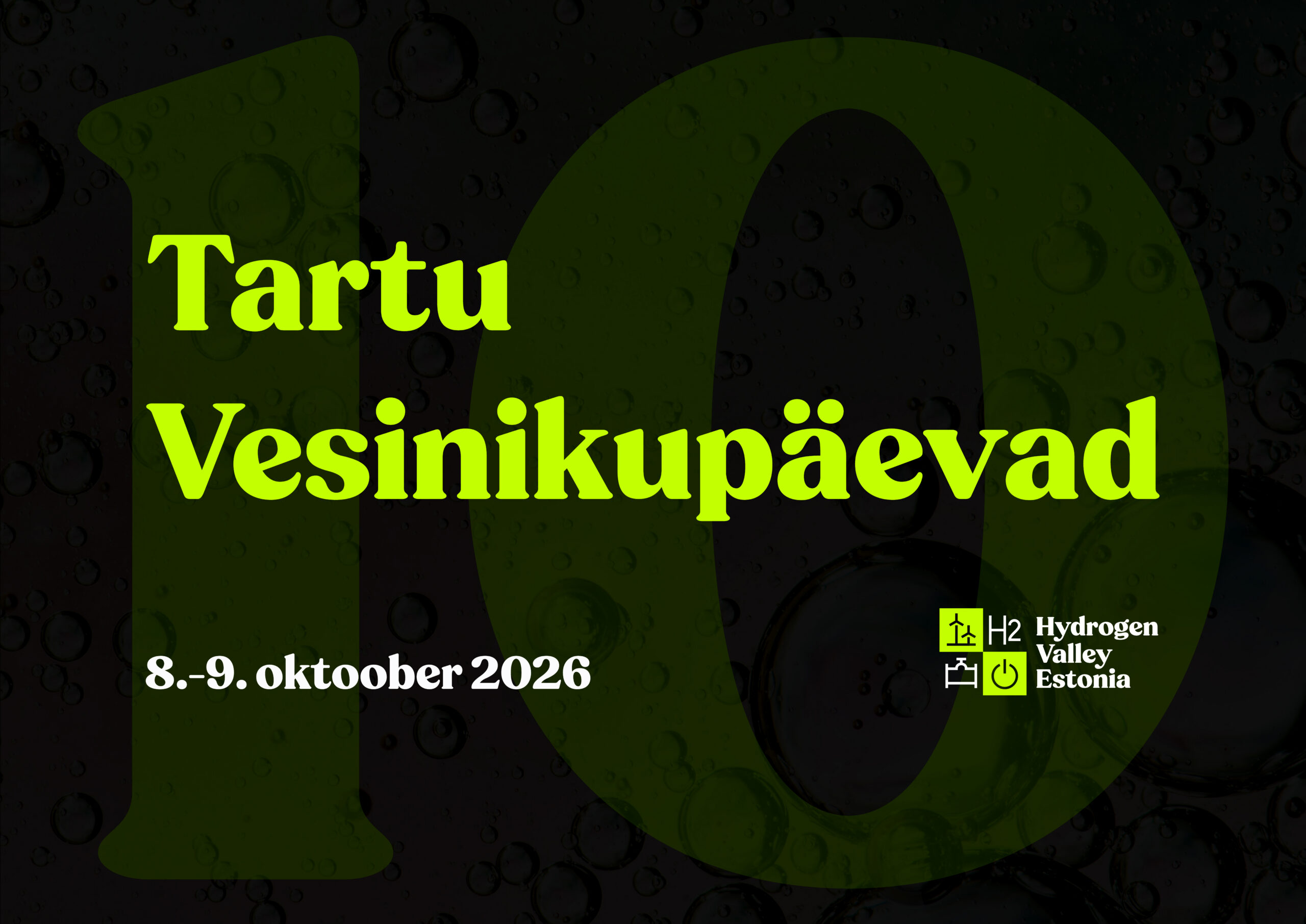 Olete oodatud Tartu Vesinikupäevade 10. aastapäeva tippsündmusele!