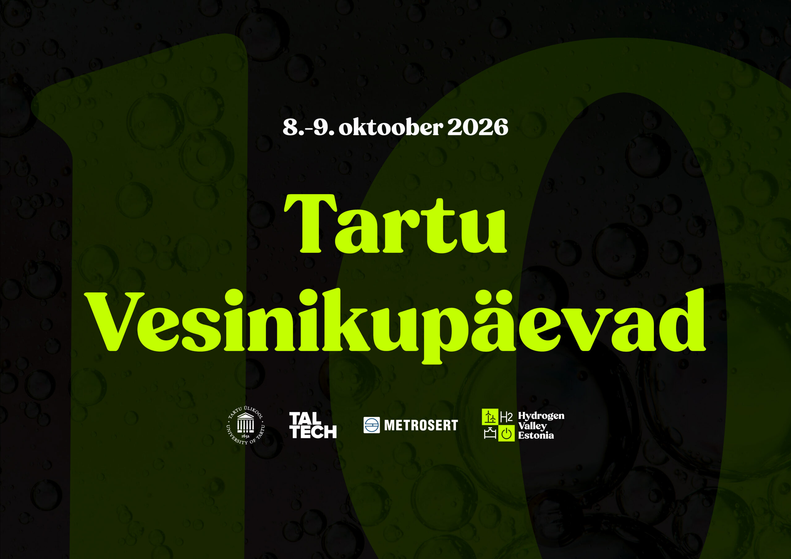 Olete oodatud Tartu Vesinikupäevade 10. aastapäeva tippsündmusele!