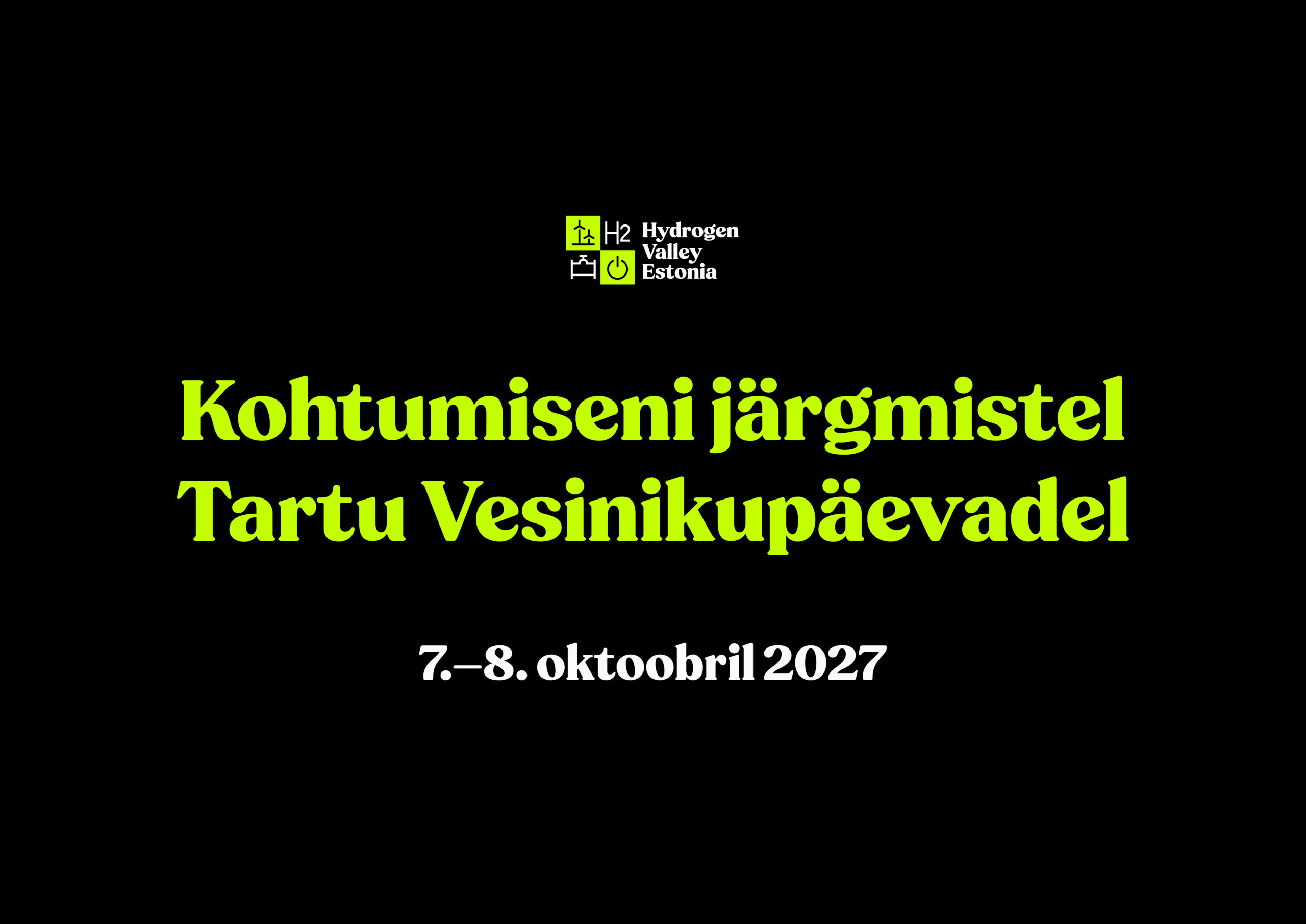 Tartu Vesinikupäevad 2027